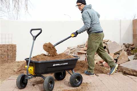 Dump Your Wheelbarrow for the Family Handyman Approved Gorilla Carts Dump Cart