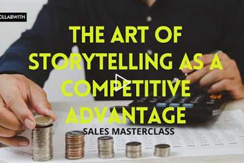 SNAPSHOT SALES MASTERCLASS The Art of Storytelling as Competitive Advantage Cristina Elena Penciuc