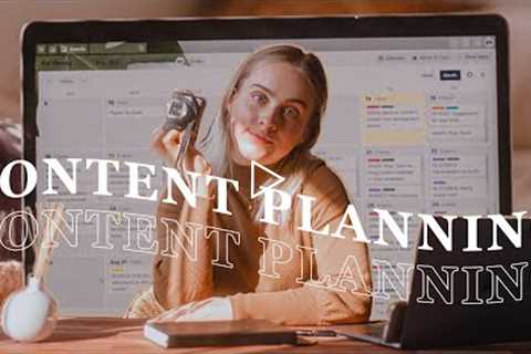 How I plan my CONTENT CALENDAR (+ free template!)