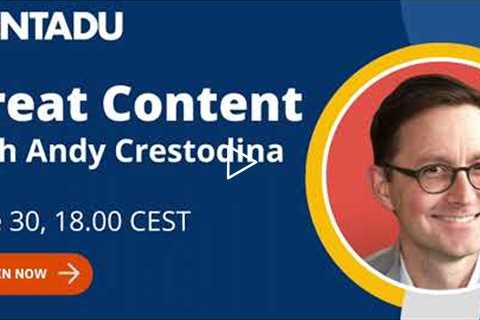 Webinar | Andy Crestodina Content optimisation