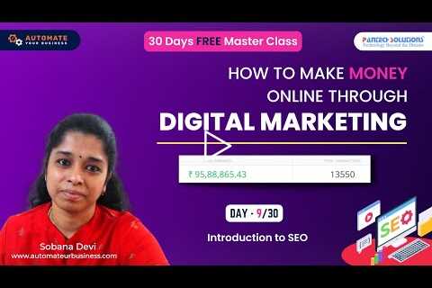 FREE Digital Marketing Master Class - Day 9/30  | Sobana Devi