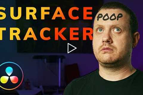 Davinci Resolve Tutorial: The Surface Tracker in Fusion is AMAZING!!