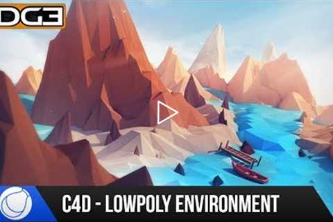 Cinema 4D Tutorial for Beginners - How to Create a Low Poly Environment