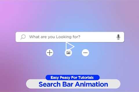 after effects tutorials  | search bar animation #aftereffectstutorial