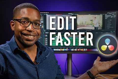 Edit Faster in DaVinci Resolve: 5 Quick Tips