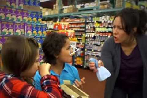 Mother Sprays Water Bottle At Child | What Would You Do? | WWYD