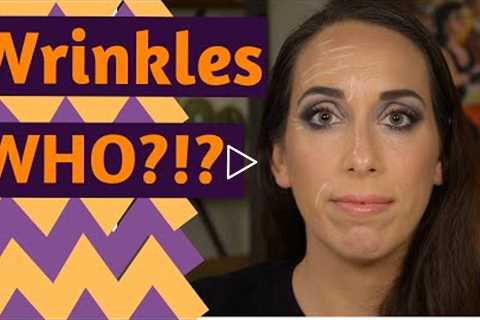 HIDING WRINKLES WITH MAKEUP | best hack for smoothing your lines and deep wrinkles