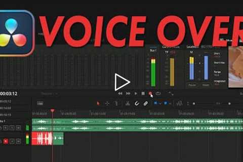 Recording Voice Over DaVinci Resolve Tutorial