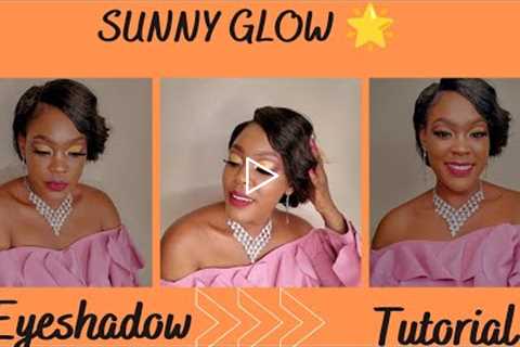 Sunny glow eye makeup Tutorial/ Inspired by @meghnagodhali