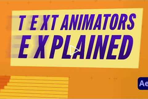 Text Animators in After Effects