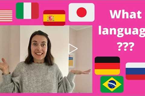 How to choose which foreign language to learn