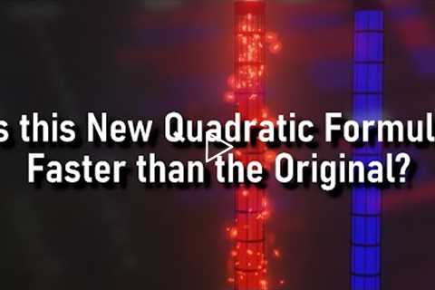 Is this New Quadratic Formula Actually Faster than the OG Quadratic Formula? (For a Computer)