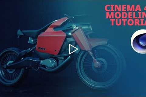 CINEMA 4D TUTORIAL | MOTOBIKE MODELING TUTORIAL PART 2