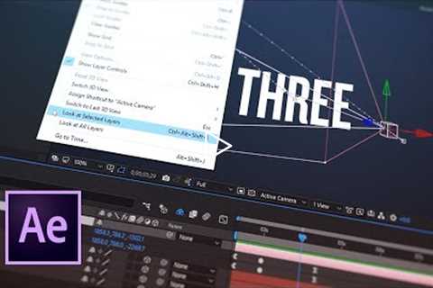 Tip 055 – How To Quickly Position a Camera in After Effects