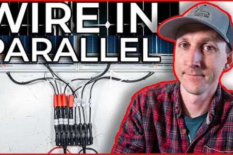 How to Wire Solar Panels in Parallel for your DIY Camper Solar Install