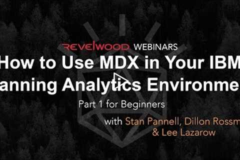 How to Use MDX in Your IBM Planning Analytics Environment | Revelwood Webinars