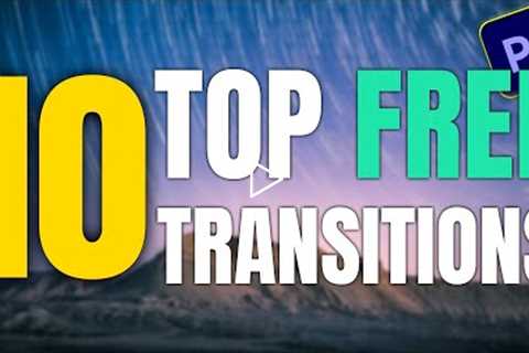 Top 10 FREE Premiere Pro Transitions Pack || Awesome Motions