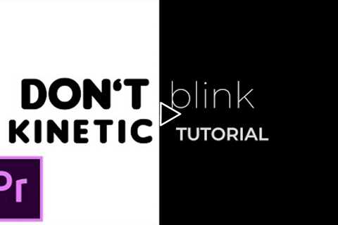 Full TUTORIAL | Kinetic Typography of Oppo Find X2 Series Phone Intro - Don't Blink | Premiere Pro