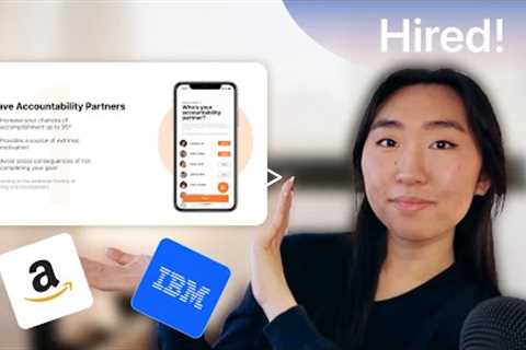 My UX Portfolio Presentation | Hired at Amazon and IBM (Springboard Graduate)