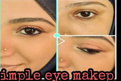 Simple Day makeup tutorial for  Begginers...Day Eye makeup.everyday look...