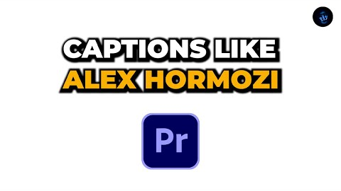 How To Make Subtitles/Captions Like Alex Hormozi In Premiere Pro | TN GraFix