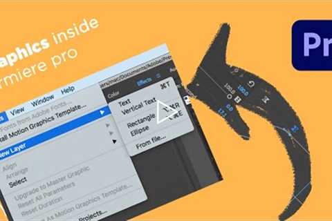 Graphics in Premiere pro - Elements Use & Animated - Video Editing Basic