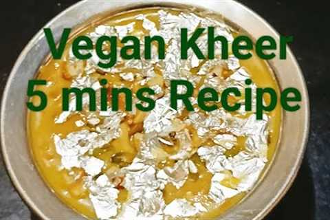 Vegan Kheer || Carrot Payasam || 5 mins Recipe || Easy & Quick Recipe - Healthy simple cooking