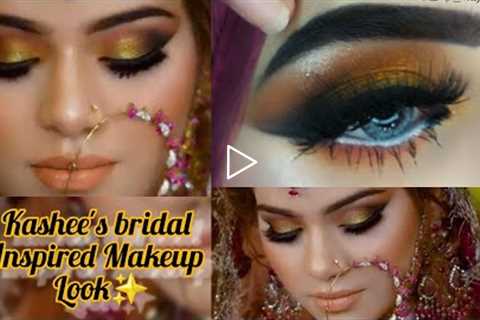 Kashee's Inspired Eye Makeup Tutorial Kashee's bridal Makeup | Makeup by Hajra #kashees #inspiration