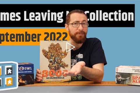 Games Leaving My Collection: September 2022 - A Few Tugs At My Heartstrings