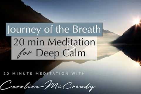 20 Min Breathing Meditation - Journey of the Breath | for Deep Calm and Letting Go