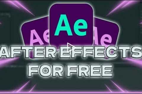 HOW TO CRACK ADOBE AFTER EFFECTS  FREE DOWNLOAD ADOBE AFTER EFFECTS  FULL VERSION  2022