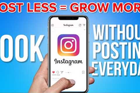 Small Accounts… DO THIS To GROW on Instagram WITHOUT Posting Everyday (GET MORE INSTAGRAM FOLLOWERS)