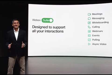 Announcing our latest enhancements to the Webex Suite | WebexOne 2022 Opening Keynote