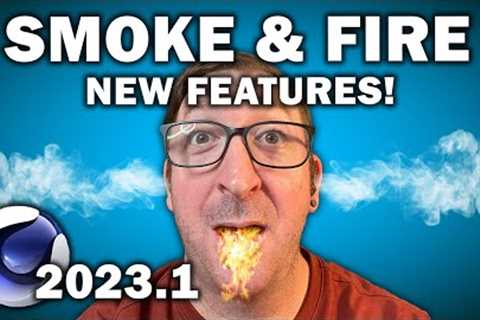 Cinema 4d 2023.1: SMOKE AND FIRE! (NEW FEATURES)