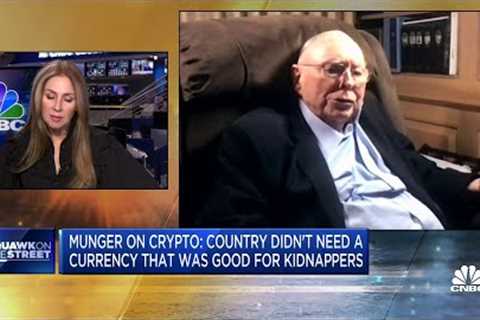 Berkshire''''s Munger doubles-down on crypto criticism