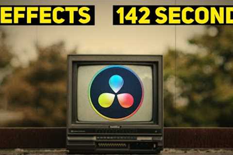 8 AWESOME Effects In Under 3 Minutes // DaVinci Resolve 17 Tutorial