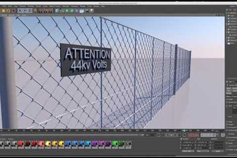 Seamless Fence Chainlink Making Cinema 4D Tutorials