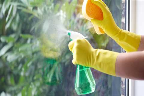 What weather is best for cleaning windows?