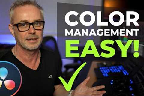 Resolve Color Management EASY - BEGINNERS in under 15 minutes.