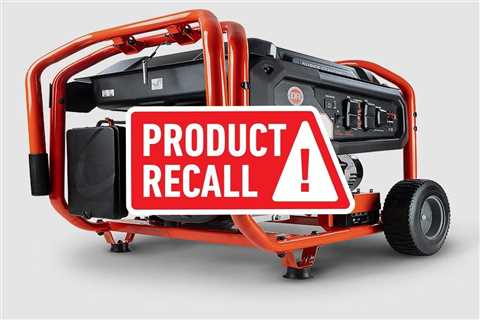 Generac and DR Generators Recalled Over Safety Issues