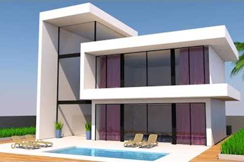 Cinema 4d Modeling Tutorial - Modern House | Cinema 4D Tutorial | C4D Tutorial