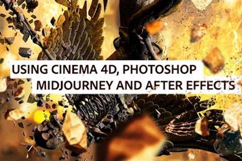 How To Use Cineama 4D, Photoshop, MidJourney and After Effects Together To Create Amazing Videos