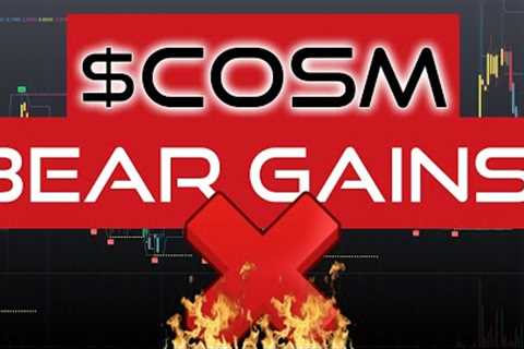 $COSM Bear Gains! Bottom Targets Revealed!