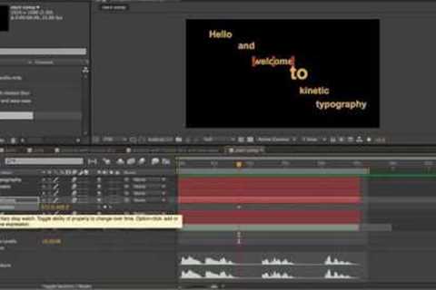 Introduction to Kinetic Typography After Effects