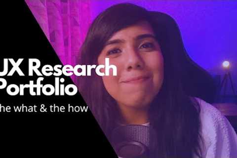 How to create a killer UX Research Portfolio | UXR Conversations | Nikita Chandawale