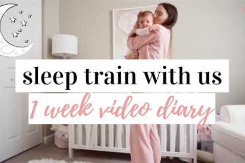 SLEEP TRAIN WITH US 😴 | Co-Sleeping To Sleeping Through The Night | Sleep Training Tips