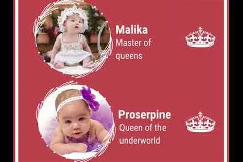 Trending Baby Girl Names that Mean Queen