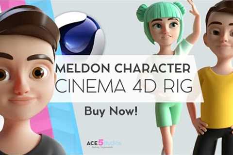 Meldon C4D Character Rig [Cinema 4D] - Animation ready