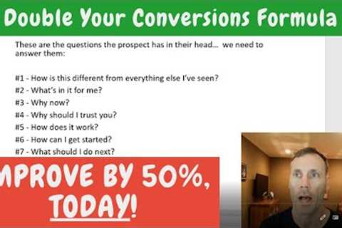 Conversion Rate Optimization | How To Increase Website Conversions | Double Your Conversions Formula