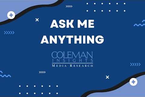 Coleman Insights AMA Episode 1 - Brand Research vs. Content Research